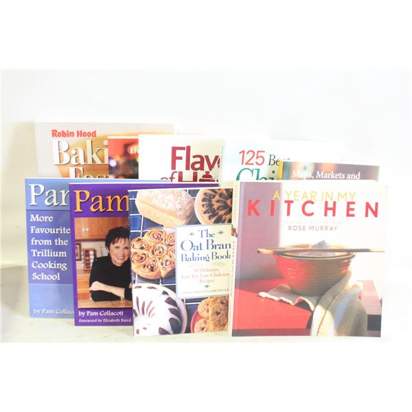 COOKBOOKS- ASSORTED SOFT COVER BOX LOT