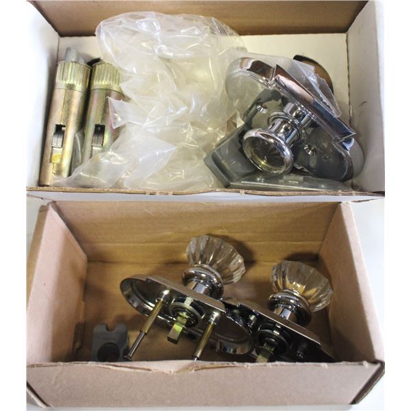 EMTEK GLASS DOOR KNOB HARDWARE KIT