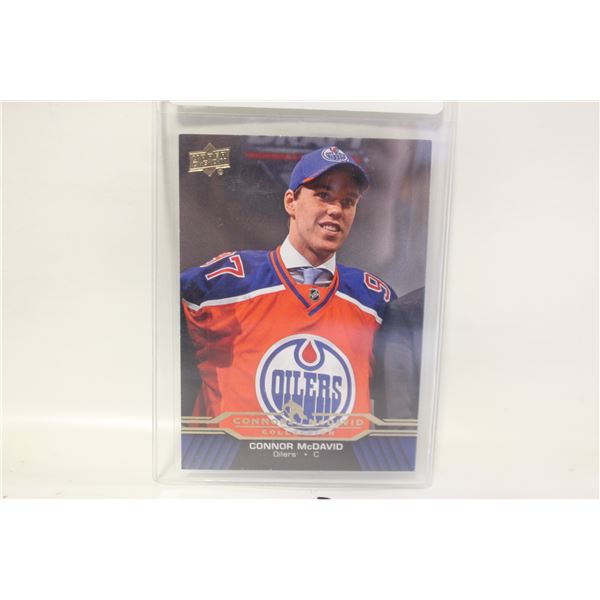 2015 CONNOR MCDAVID ROOKIE YEAR CARD