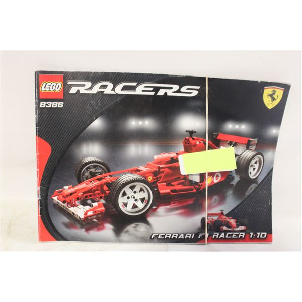LEGO INSTRUCTIONS RACERS FERRARI F1 RACER