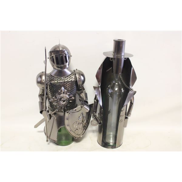 NEW 2 BRUBAKER WINE BOTTLE HOLDERS