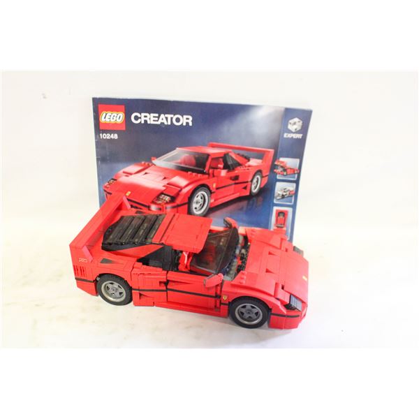 LEGO CREATOR EXPERT FERRARI F40 BUILT WITH