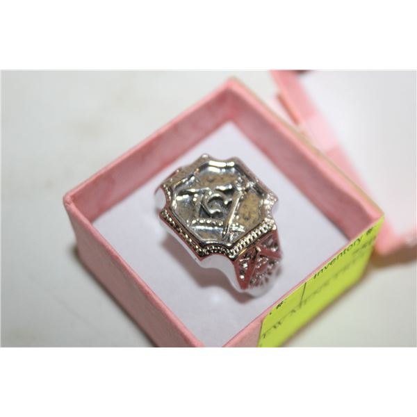 NEW MENS FREEMASON RING SIZE 11