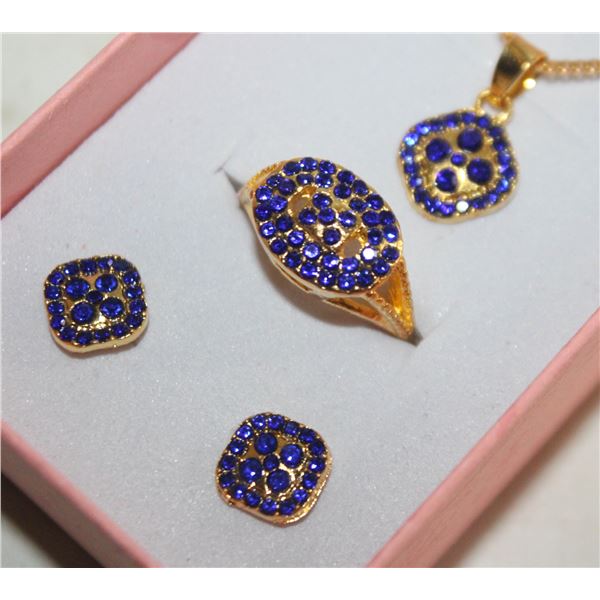 NEW NECKLACE AND RING WITH EARRINGS