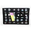 Image 1 : JEWELRY ORGANIZER TRAY W/ 36 TURKISH STYLE RINGS