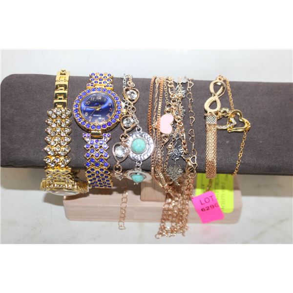 NEW JEWELRY ORGANIZER WITH 12 BRACELETS AND 2