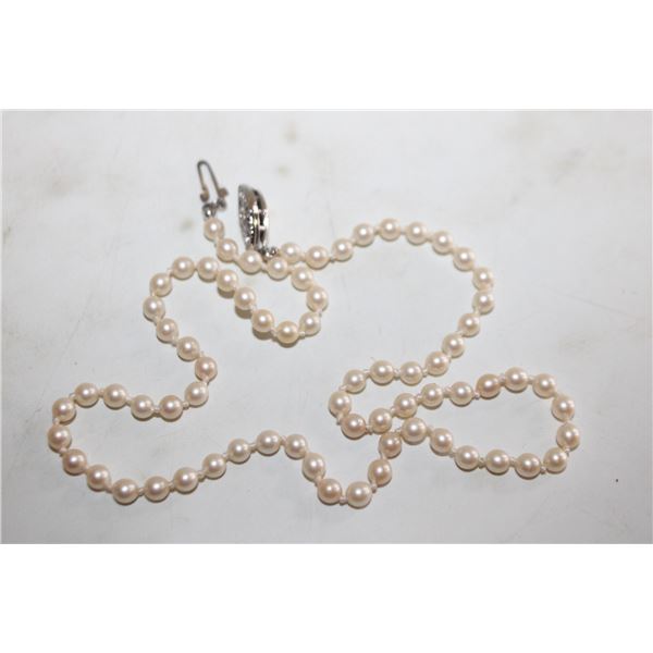 AUTHENTIC CULTURED PEARL NECKLACE