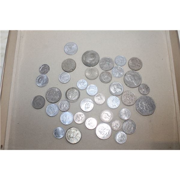 37 ASSORTED COINS NON MAGNETIC