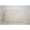 Image 1 : 100% WOOL FRONT OF PILLOW, 24"X14", FABRIC TAG