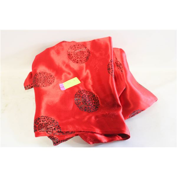 SILK XXXL ASIAN SILK COAT & PANTS SET