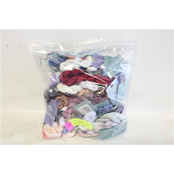 LARGE BAG - HANDPAINTED 100% COTTON THREAD