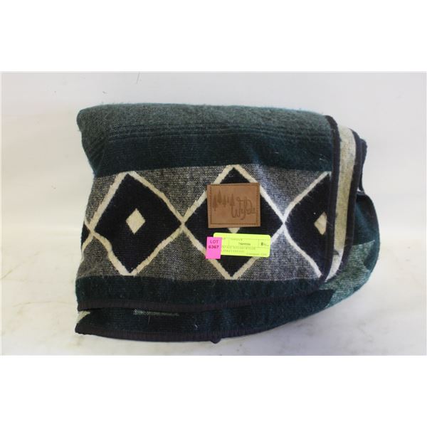 VINTAGE NAVAJO WYLDE BLANKET-ESTATE