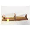 Image 1 : VINTAGE ACCORDION STYLE WOOD WALL HANGER