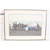 Image 1 : CHUCKWAGON RACE PRINT, R. LANDRY 1999