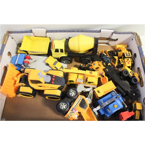 COLLECTION OF CONSTRUCTION TOY VEHICLES