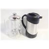 Image 1 : LOT OF 2 FRENCH PRESSES (1 THERMOS DOUBLE WALLED