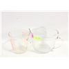 Image 1 : VINTAGE GLASS MEASURING CUPS (2)