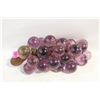 Image 1 : VINTAGE LUCITE GRAPES BUNCH, LAVENDER