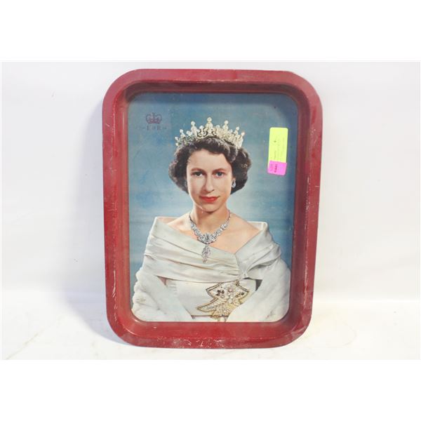 1953 QUEEN ELIZABETH II ROYAL INAUGURATION TRAY