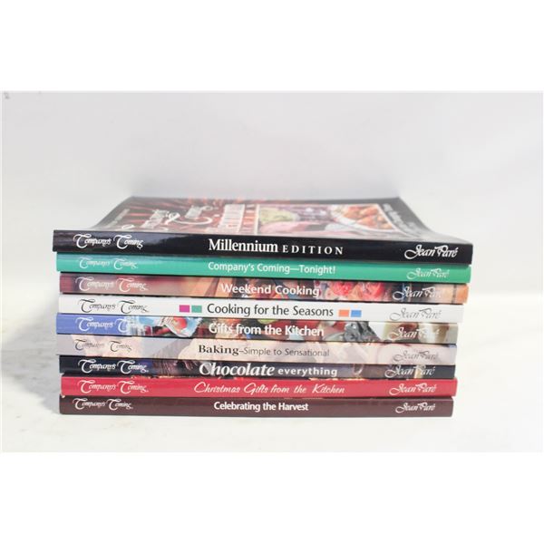 "COMPANY'S COMING" COOKBOOKS- BOX LOT
