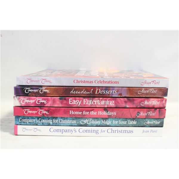 "COMPANY'S COMING" COOKBOOKS- BOX LOT