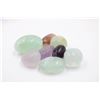 Image 1 : #174-NATURAL MULTI-COLOUR FLUORITE TUMBLE 500CT