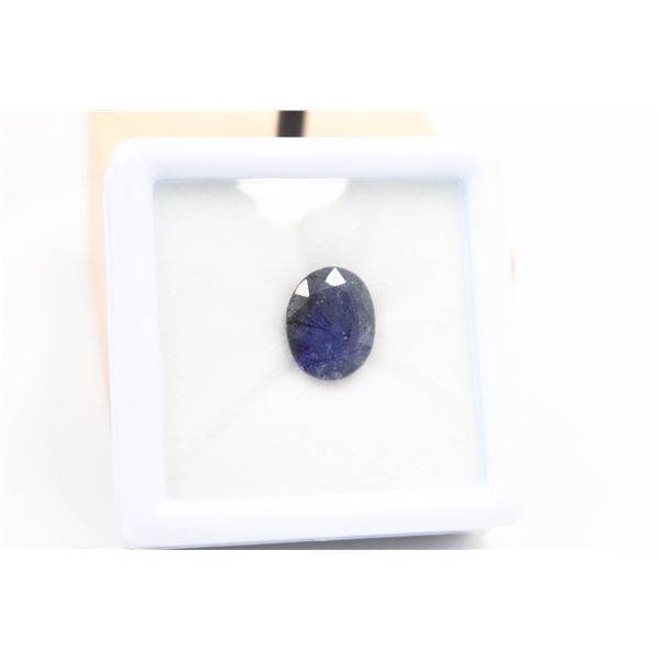 #83.NATURAL BLUE SAPPHIRE GEMSTONE 6.00CT