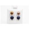Image 1 : #141-NATURAL AKOYA PEARL STUD EARRINGS