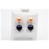 Image 1 : #145-NATURAL AKOYA PEARL STUD EARRINGS