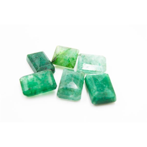 #11-NATURAL GREEN EMERALD GEMSTONES 43.70CT