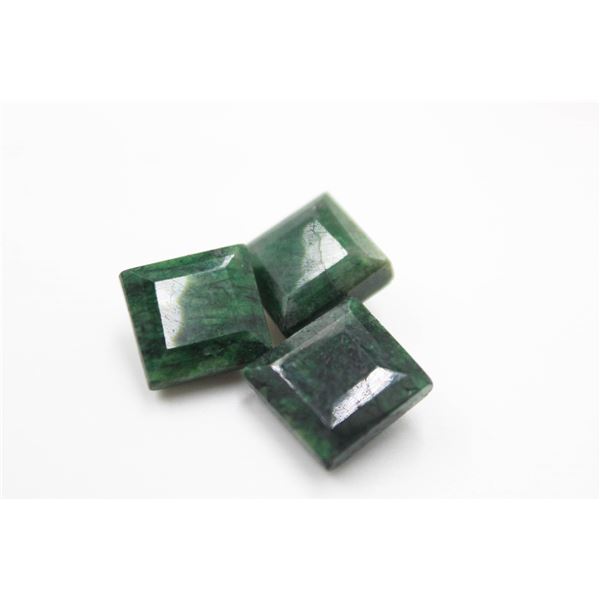 #02-NATURAL GREEN EMERALD GEMSTONES 39.60CT