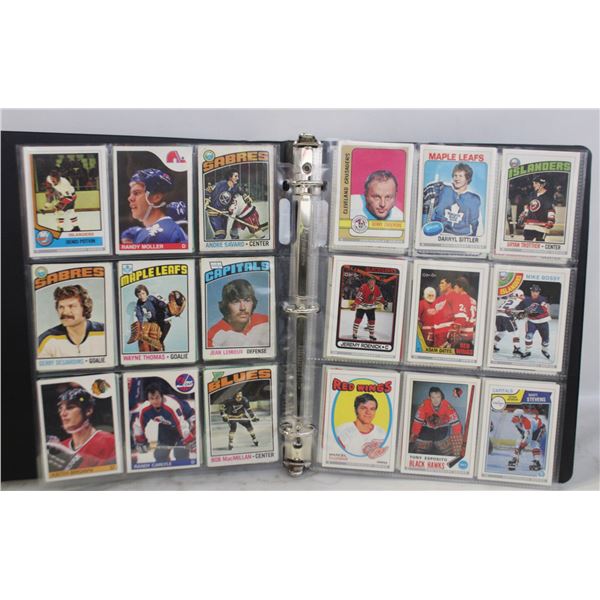 BINDER HOCKEY CARDS