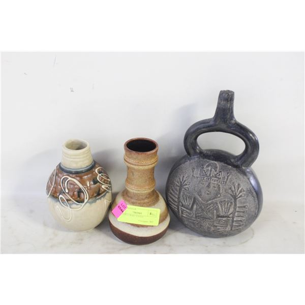POTTERY CRAFT VASES