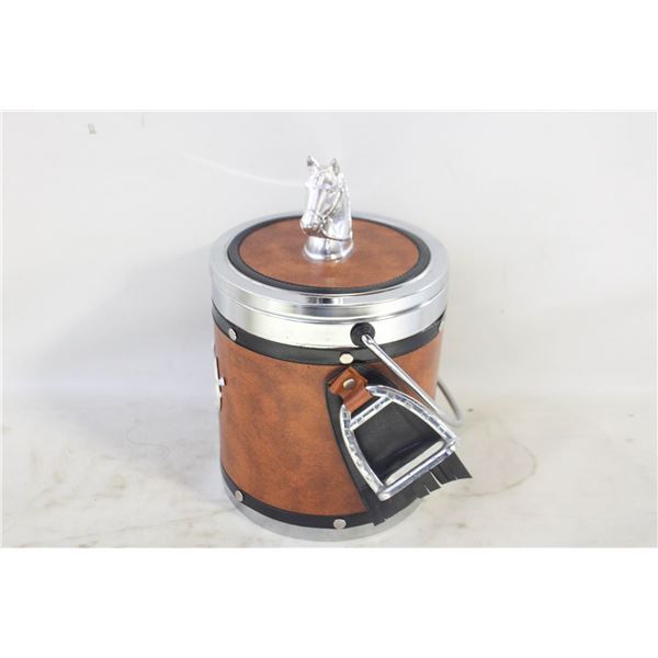 VINTAGE EQUESTRIAN ICE BUCKET