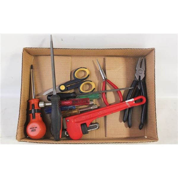 TOOLS- BOX LOT ASSORTED