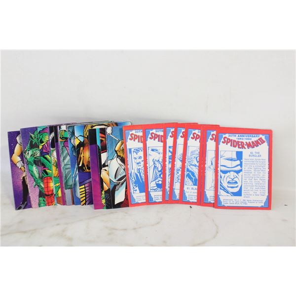 LOT OF 30 SPIDER MAN MAN CARDS