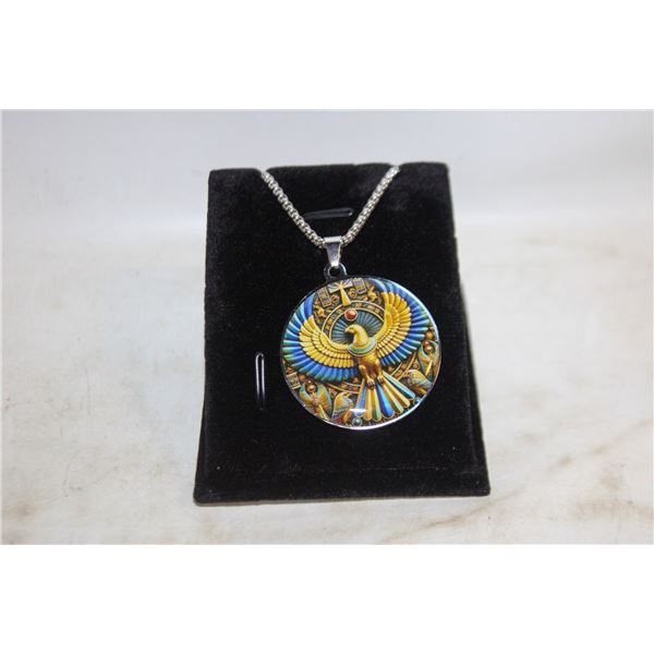 NEW 2D FLAT ELEGANT GLASS ALLOY CIRCULAR EGYPTIAN