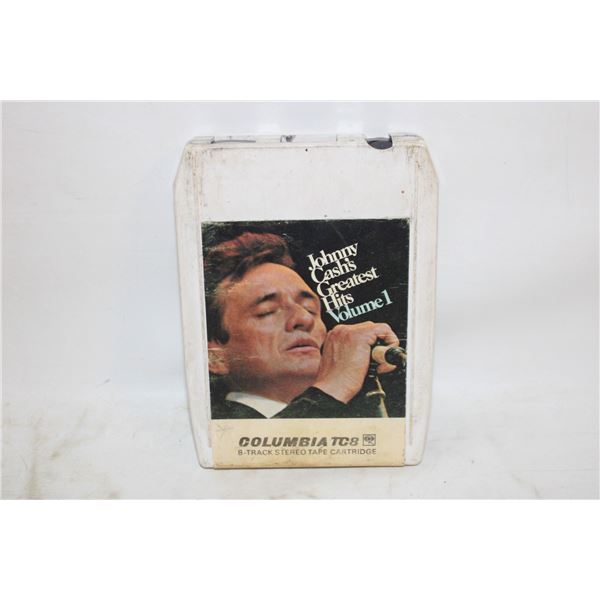 JOHNNY CASH GREATEST HITS 8-TRACK I WALK THE LINE