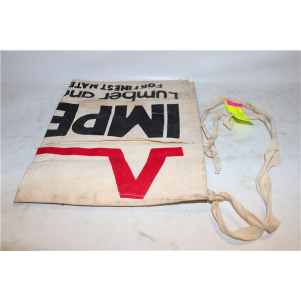 VINTAGE IMPERIAL LUMBER STORE APRON