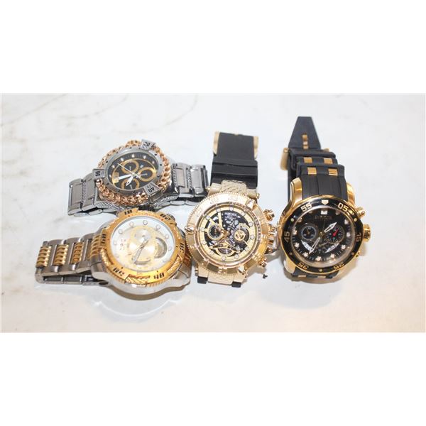 (4) REPLICA ESTATE WRIST WATCHES