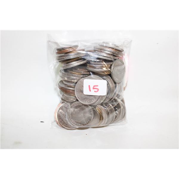 VINTAGE OLD WORLD COINS, PRE 1987, 543GM