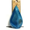 Image 2 : 6) BLUE GEMSTONE WATERDROP SHAPED 44GRAMS