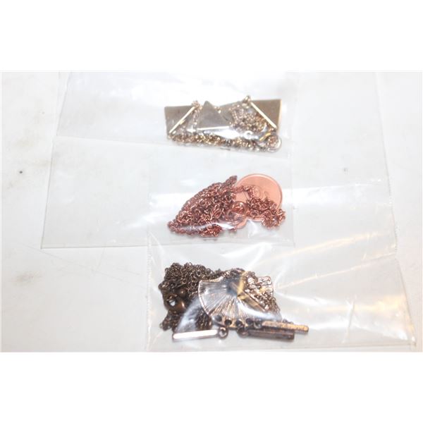 LOT OF 3 ESTATE NECKLACES