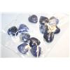 Image 1 : LOT OF 10 SODALITE HEART SHAPED NECKLACE PENDANTS