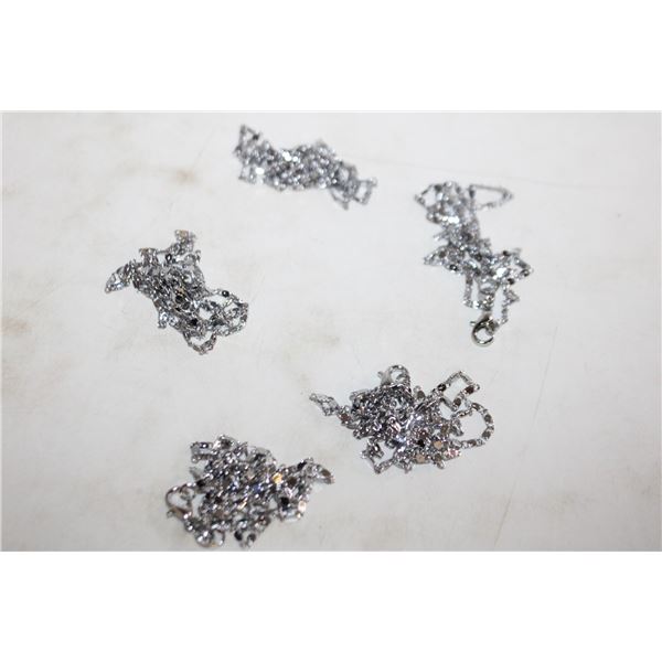 LOT OF 5 NECKLACES