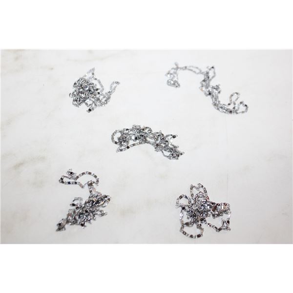 LOT OF 5 NECKLACES