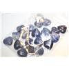 Image 1 : LOT OF 20 SODALITE HEART SHAPED NECKLACE