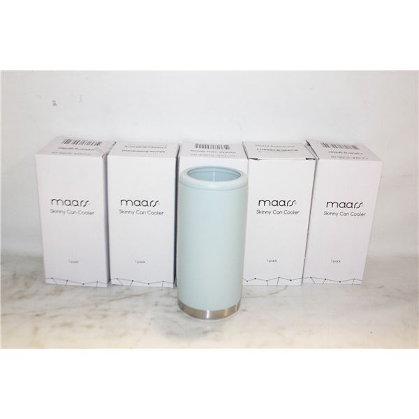 (6) NEW MAARS SKINNY CAN COOLERS *COLOURS