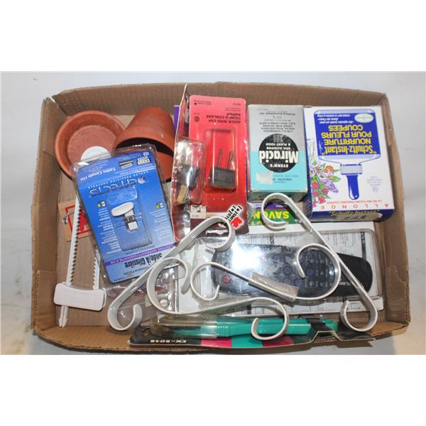 FLAT OF NEW MISC GARDEN, WHT WALL