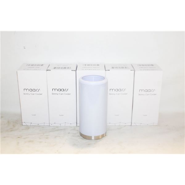 (6) NEW MAARS SKINNY CAN COOLERS *COLOURS